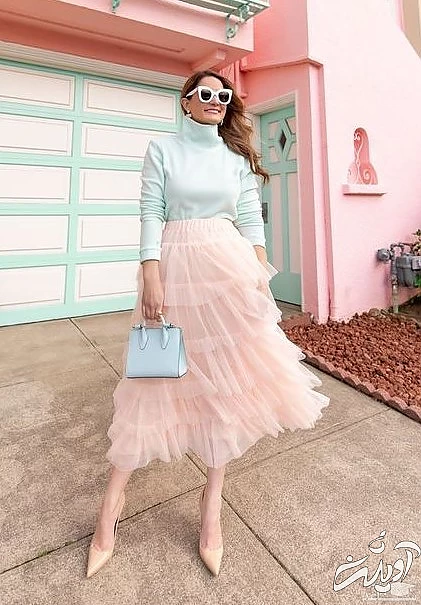 استایل با رنگ های پاستلی